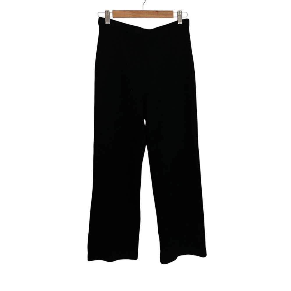 St. John Basics Black Knit Trousers